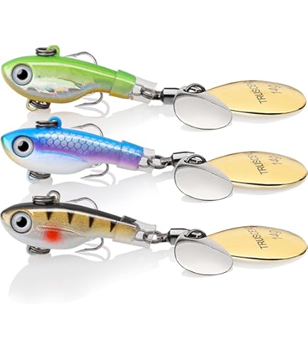 Amazon.co.jp: スピナーベイト 渓流 ルアー バス釣り ジグ用